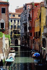 RTW0162 Colorful, peaceful waterway