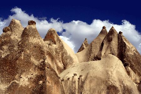 RTW0117  Tufted rocks near Goreme