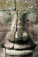 RTW0208  Upclose stone face at Bayon