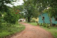 Main Street, Gales Point, Belize.