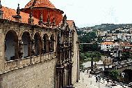 The beautiful town of Amarante in the lower section of the Douro River Valley in northcentral Portugal.