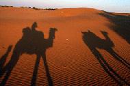 We enter the dunes just in time for sunset