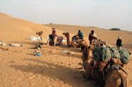 Our group gets ready for a long second day of camel riding