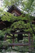 Entrance into the Golden Temple in Kyoto.