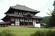 The worlds largest wooden structure to house a sitting Buddha in Nara.