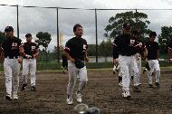 Japan's favorite sport. We had dugout seats!