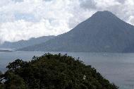 There are four volcanoes rimming Lago Atitlan. Their presence is seen and felt from all areas of the lake.